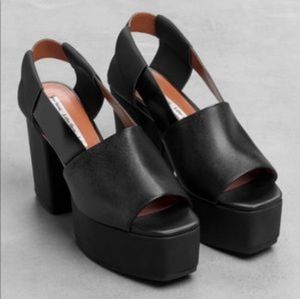 & other stories black heels